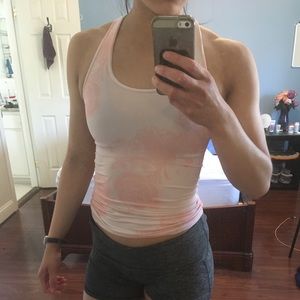 LULULEMON floral racerback tank - size 4